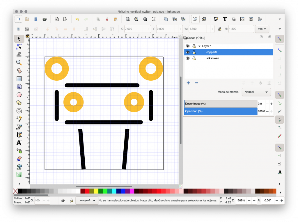 fritzing custom part