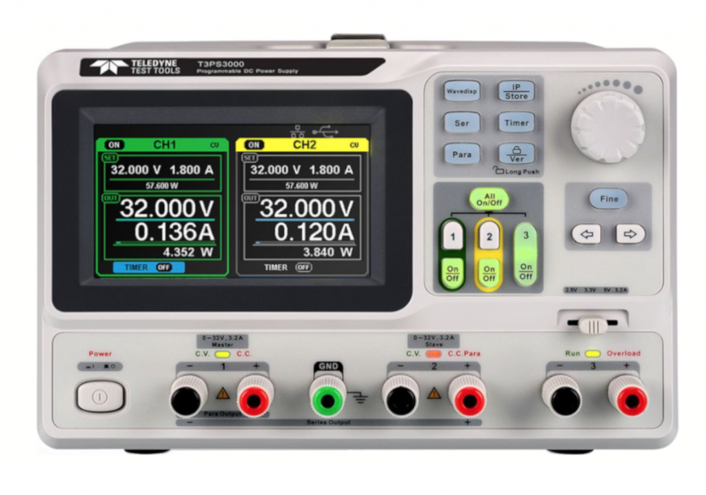 Cloned DC power supply that looks the same as the original byt changing the company logo to Teledyne.